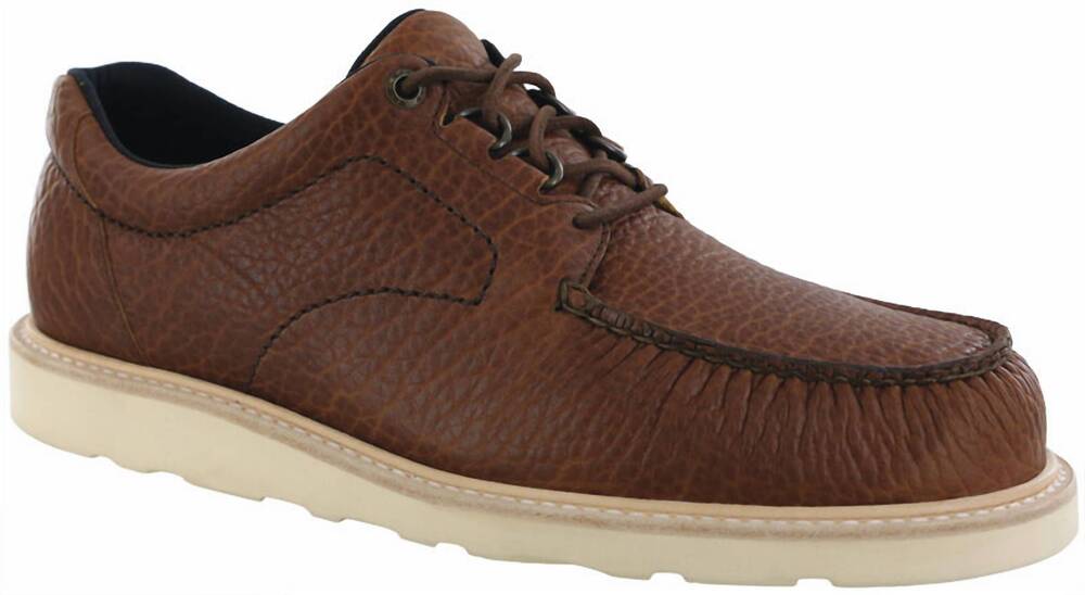 NEW SAS men's walkaround lace up shoe in brown bison